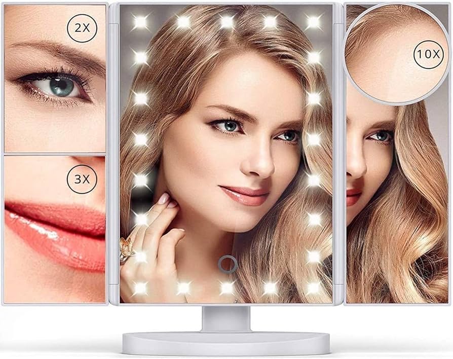 Espejo de Maquillaje con Luz