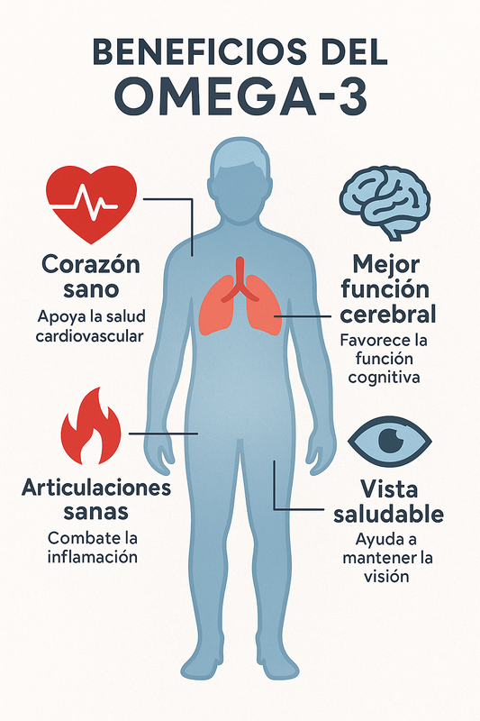 Omega 3 1200mg – Puro, Activo y Libre de Mercurio