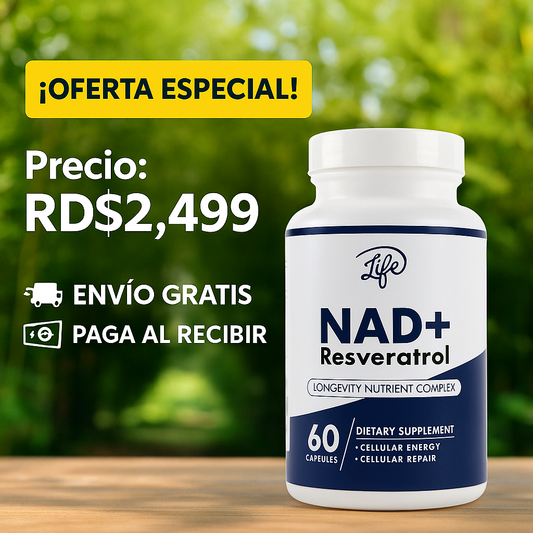 Resveratrol 500mg – Antioxidante Celular Avanzado | 60 Cápsulas