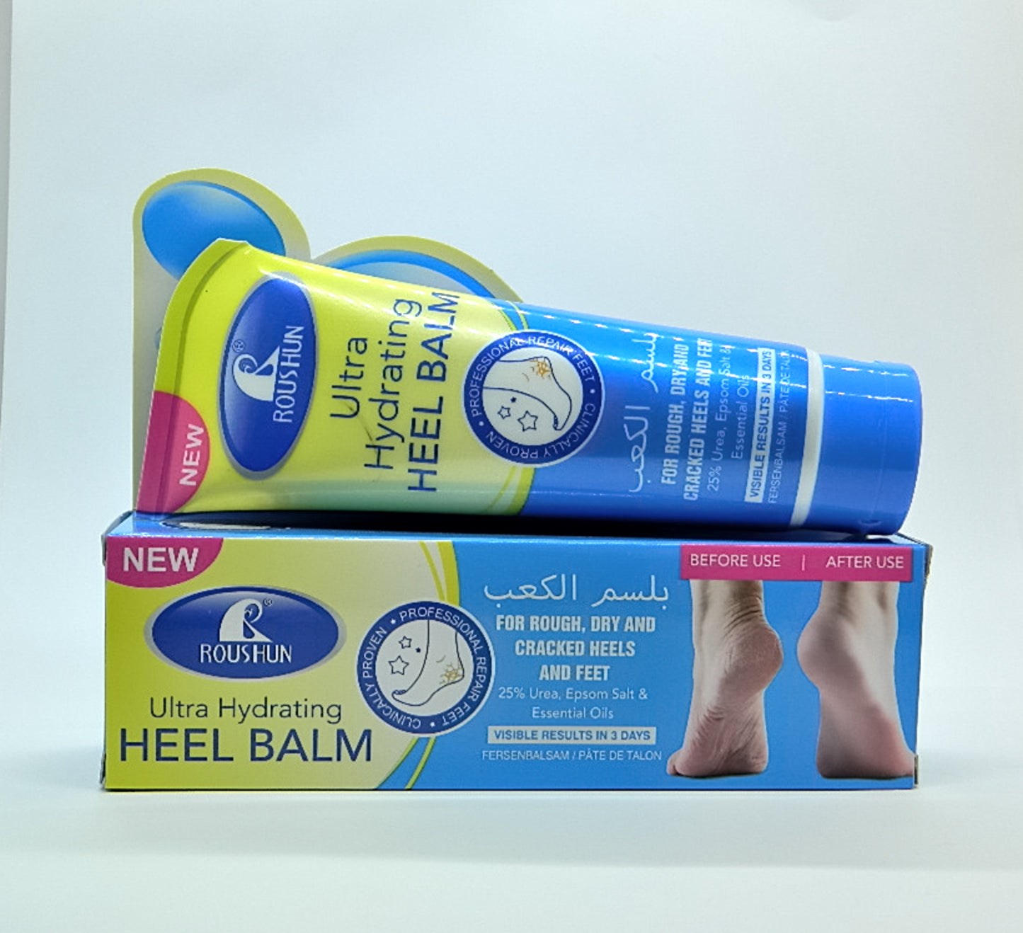 Bálsamo Ultra Hidratante Para Talones y Pies, Roushun