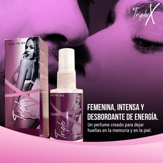 Perfume Triple X – Fragancia Femenina con Feromonas (Inspirada en Scandal)
