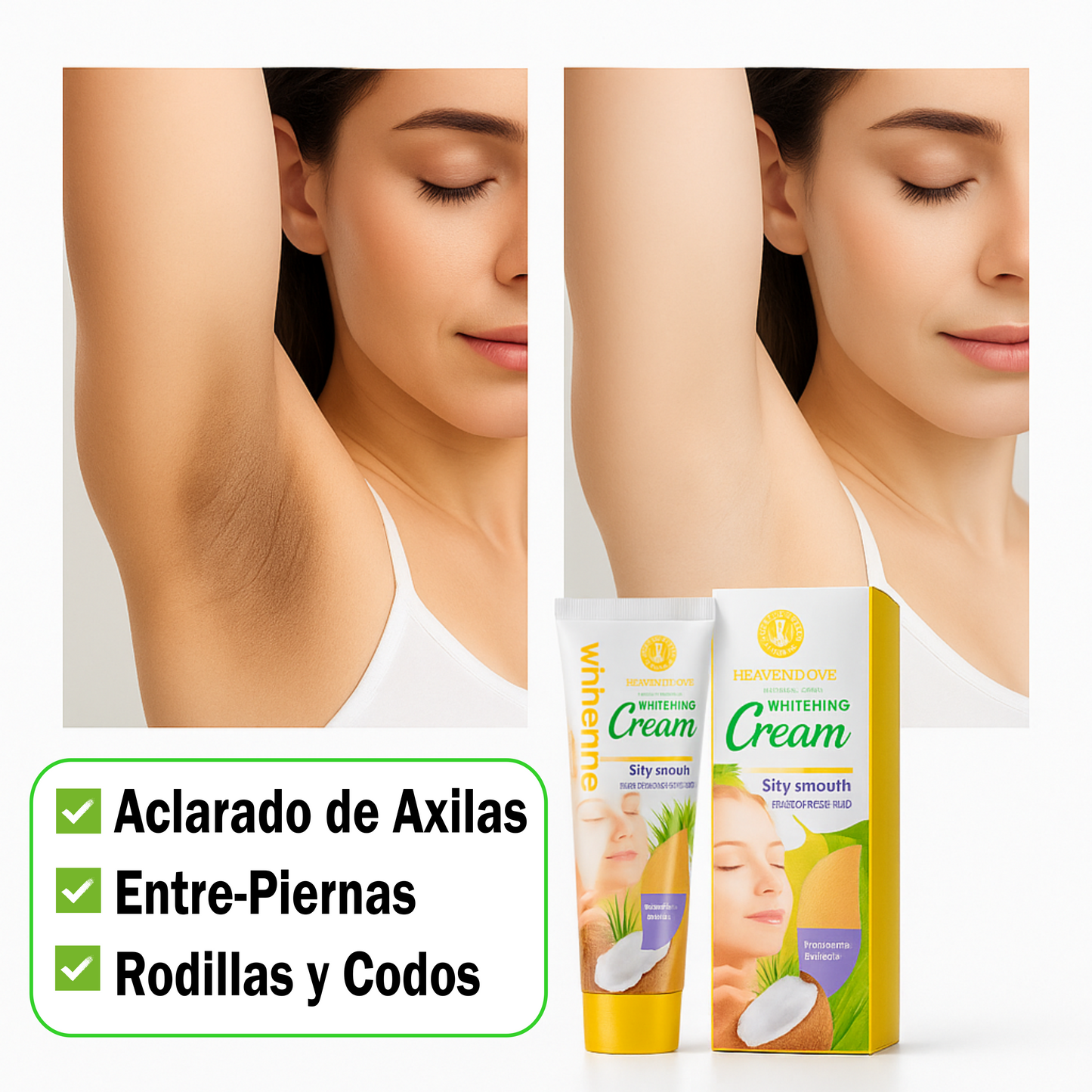 Crema Blanqueadora Para Partes Oscuras