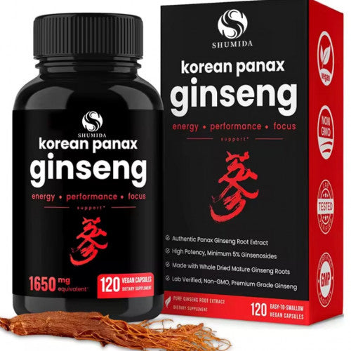 Ginseng Coreano Rojo : Tu Aliado para la Energía, Vitalidad y Rendimiento Óptimo.