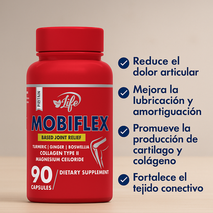 MOBIFLEX – Suplemento para Articulaciones | 90 Cápsulas