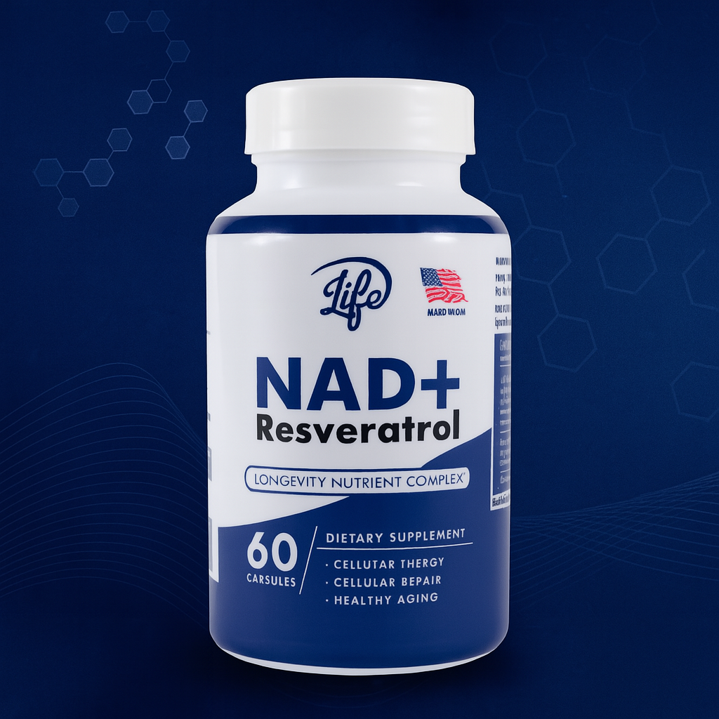 Resveratrol 500mg – Antioxidante Celular Avanzado | 60 Cápsulas