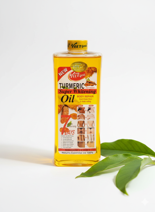 Aceite de Cúrcuma Glow & Repair – Hidratación Profunda, Vitamina C y Efecto Iluminador (100ml)