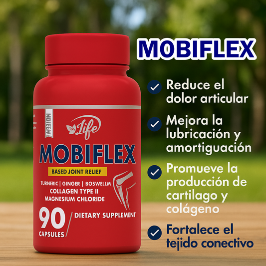 MOBIFLEX – Suplemento para Articulaciones | 90 Cápsulas