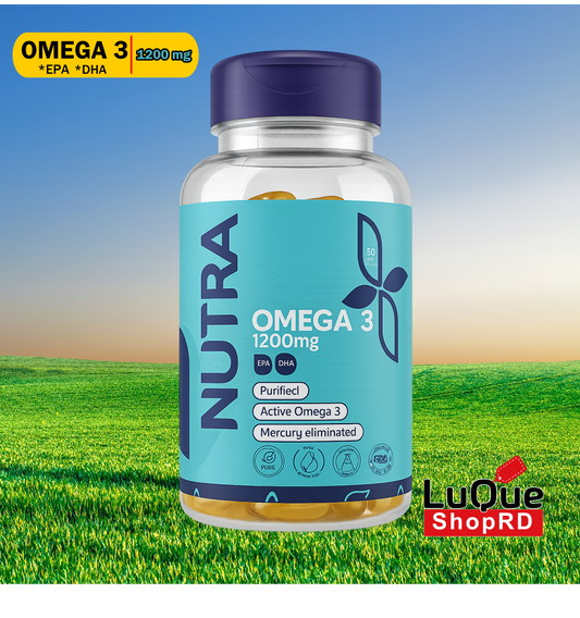 Omega 3 1200mg – Puro, Activo y Libre de Mercurio