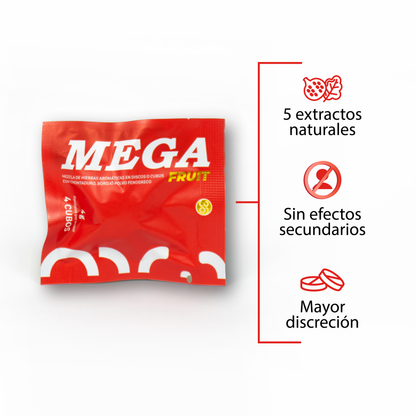 MEGA FUIT -El Secreto para una Noche Imparable Ya Está Aquí.(Paquete de 3 Sobres)